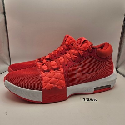 NIKE LEBRON MEN'S 13 WITNESS 8 BASKETBALL SHOES CRIMSON RED FB2239-600 NWOB