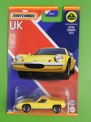 Matchbox 2021 - Sonderserie UK   -   Lotus Europa 1972   -  neu in OVP