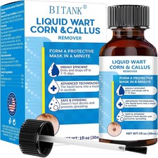 Fast Acting Wart Remover Liquid with 17 Salicylic Acid Maximum Strength Plantar