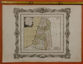 HOLY LAND ISRAEL PALESTINE1766 BRION DE LA TOUR & DESNOS UNUSUAL ANTIQUE MAP
