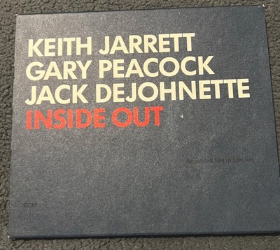 Keith Jarrett Peacock DeJohnette Inside Out ECM 2001 Germany import