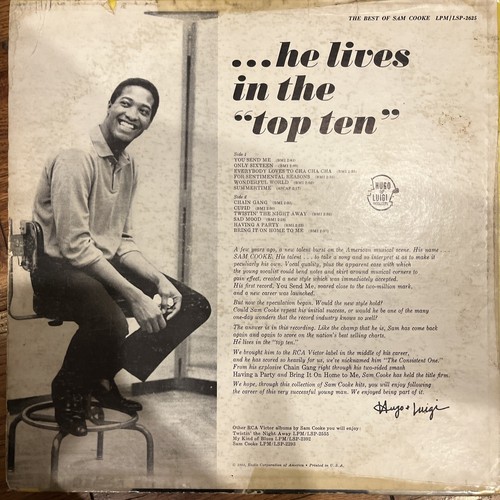 Sam Cooke - The Best Of Sam Cooke Vinyl Record Mono 1st Press LP VG - Foto 2 di 4