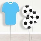 Light Blue Football Shirt Balloon Bouquet