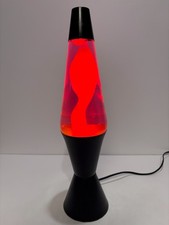 1997 Lava Lite Model 8404 Midnight Series Lava Lamp - Pink / Pink