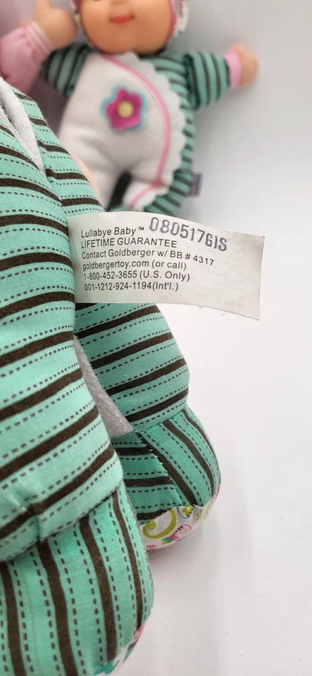 Lot of 5 Vtg Soft Body Doll. 4 Talking/singing Goldberger 1 Loving Wonder - Image 4 of 4