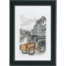 Permin counted cross stitch kit "Copenhagen", 10x15cm, DIY, 92-1836