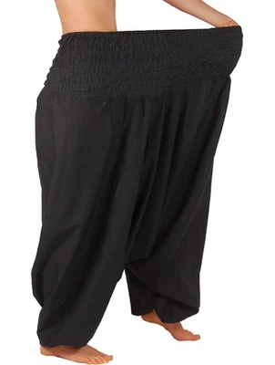 EXTRAGROßE Aladinhose Haremshose UNISEX Pumphose Hose Lagenlook Umstandshose - Bild 1 von 4