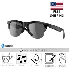Smart Bluetooth Glasses   Polarized Audio Sunglasses with Mic, UV Protection