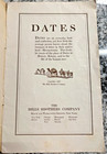 1923 Hills Brothers Co booklet about the history of Dates + exam questions! Used — photo 2
