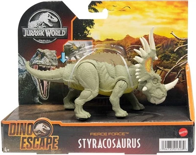 Mattel HCL87 Jurassic World Fierce Force Styracosaurus Dinosaurier Actionfigur