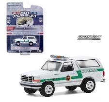 GreenLight 1/64 Hot Pursuit Series 35 1993 Ford Bronco Border Patrol 42920-D