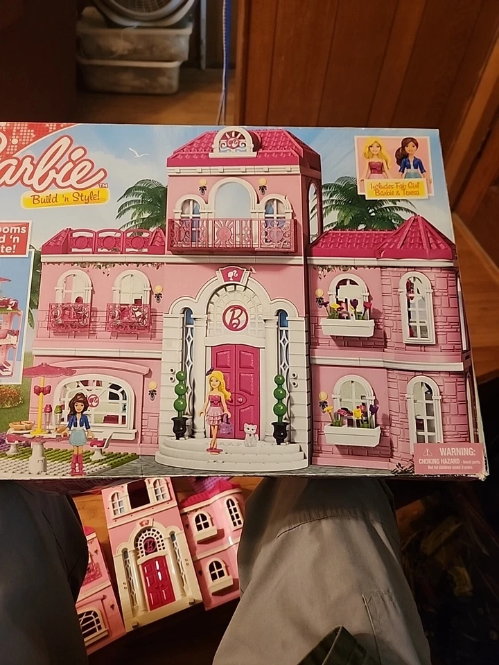 Mega Bloks Barbie Luxury Mansion 80229 retirado, casi completo construcción estilo N Foto 3 de 4