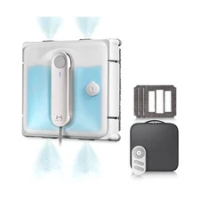 HUTT Auto Window Cleaning Robot W9 with 4 Water Spray, Upgraded 3 Pressure Co...