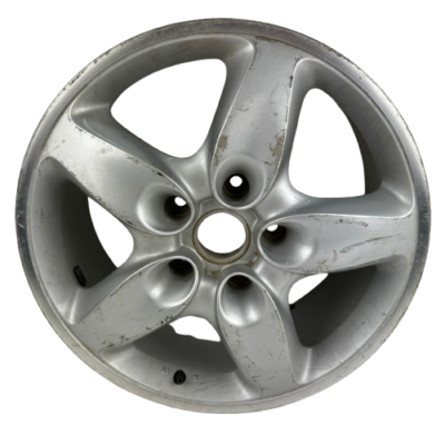 m*K様 Porsche 18インチ ホイール 5スポーク シルバー 2003 - 2006 Porsche Cayenne S 18x8 ET57 5 Spoke 18