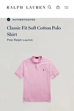 NEW Polo Ralph Lauren Classic Fit Soft Touch Pink Heather Polo Shirt Men XXL NWT
