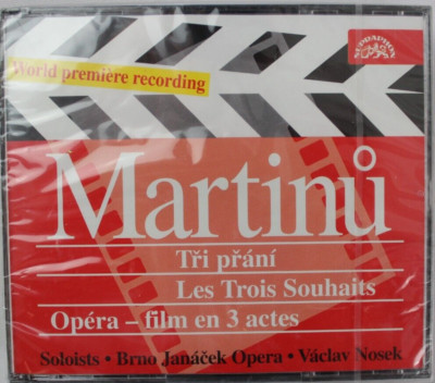 MARTINU TRI PRANI LES TROIS SOUHAITS OPERA [NEW CD] SUPRAHPHON BRNO JANACEK