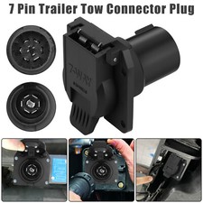 7-Way Flat RV Blade Trailer Tow Connector Plug Wiring Hardness Adapter For Ford