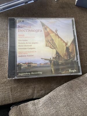 2 CD VERDI SIMON BOCCANEGRA GOBBI CHRISTOFF DE LOS ANGELES CAMPORA 1957