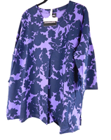 Ulla Popken Damen Langarmshirt 3/4 Sleeve Purple Gr.42/44