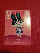 DOTTY ANIMAL CROSSING AMIIBO SERIES 4 CARD #335 TRACKED AU POST geniuine