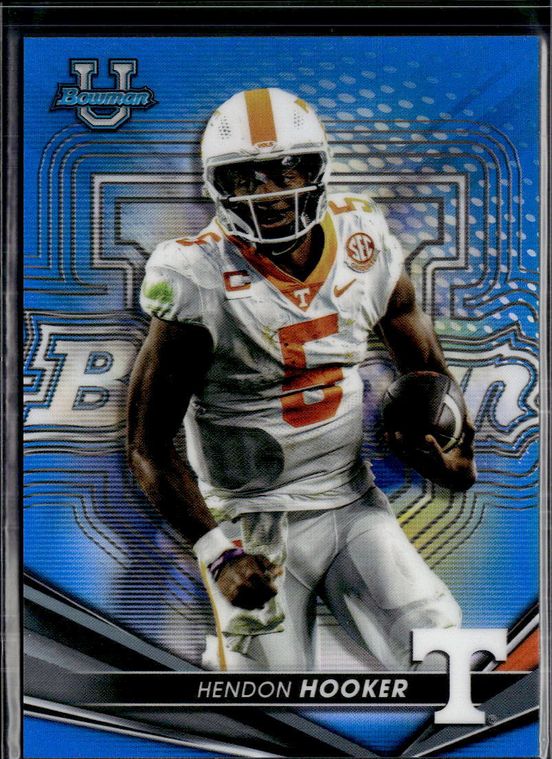 Hendon Hooker 2022-23 Bowman's Best University #54 Blue #/150 Tennessee