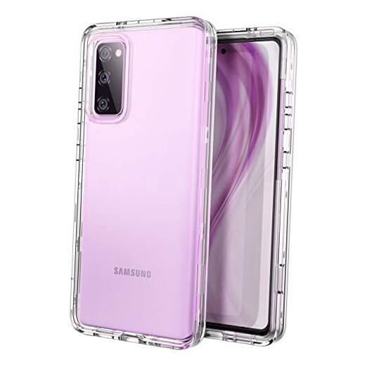 for Samsung Galaxy S20 FE 5G Crystal Case, Cover 3 in 1 Full Body Heavy Clear