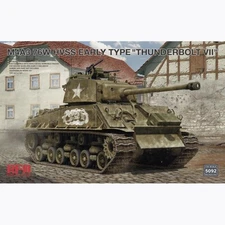 Ryefieldmodel(RFM) #5092 1/35M4A3 Sherman 76W HVSS Early Type Thunderbolt VII