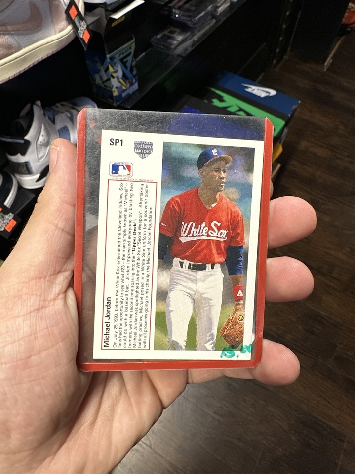 1991-upper-deck-michael-jordan-sp1-chicago-white-sox-rookie-baseball