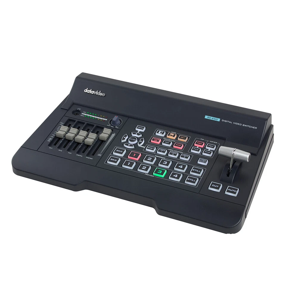DHL Datavideo SE-650 Switcher 4-Channel 1080P 2*SDI 2*HDMI inputs Video Directed - Image 4 of 4