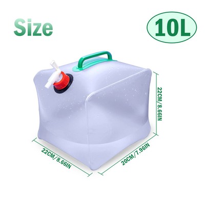Collapsible Water Container with Spigot, 20L Campi... - Grandado