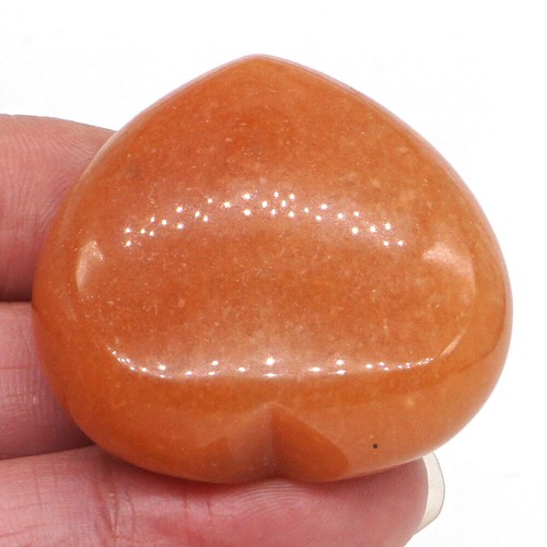 1.5" Love Heart Shape Stone Crystal Carving Palm Stone Reiki Healing Gift Decor - Picture 96 of 101