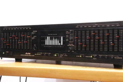 Toshiba Aurex EQ-E90 Spectrum Analyzer 10Band Stereo Graphic Equalizer Tested - Picture 5 of 10
