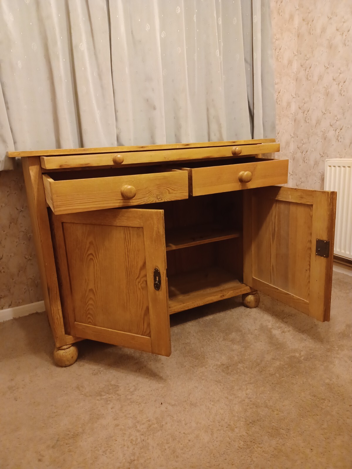 Antique pine sideboard eBay