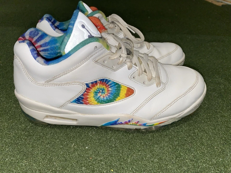 Talla 11.5 - Air Jordan 5 Golf Low Peace, Love y Golf Foto 2 de 4