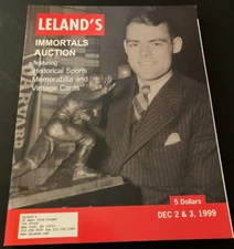 Leland's Auction Catalog - Sports Immortals Memorabilia December 2-3, 1999