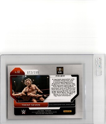 2022 Panini WWE Prizm Premium Box Set Scope /199 Trent Seven