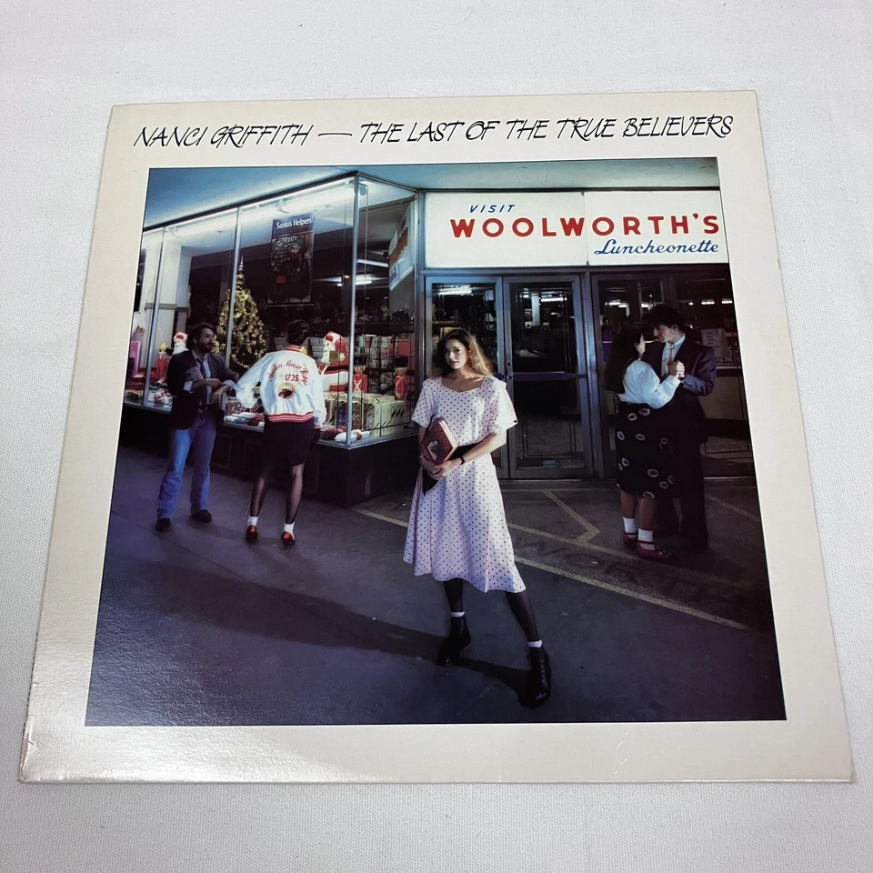 Nanci Griffith - The Last Of The True Believers - LP Vinyl Record Album 1986 - Image 2 of 4