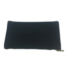 Black Canvas Tool Bag with Metal Zippers Hardware storage Bag 12x 6.5 inch Small