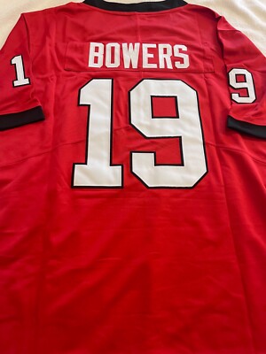 Youth Brock Bowers #19 Georgia Bulldogs Red Football Jersey, 2023
