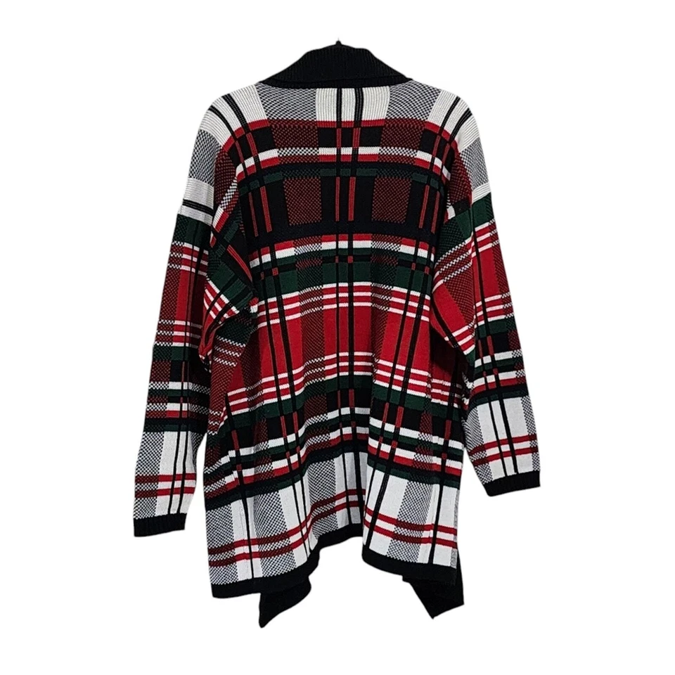 Huntington Ridge Vintage Cárdigan Tarten Plaid Suéter Cabincore Academia L Foto 2 de 4