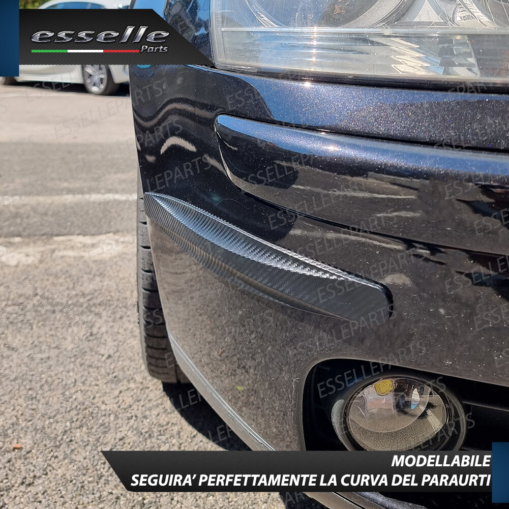 Protezione Paraurti Lialto Per Fiat Panda II (2003-2011) - Nero, In ABS, Autoadesiva - Foto 4