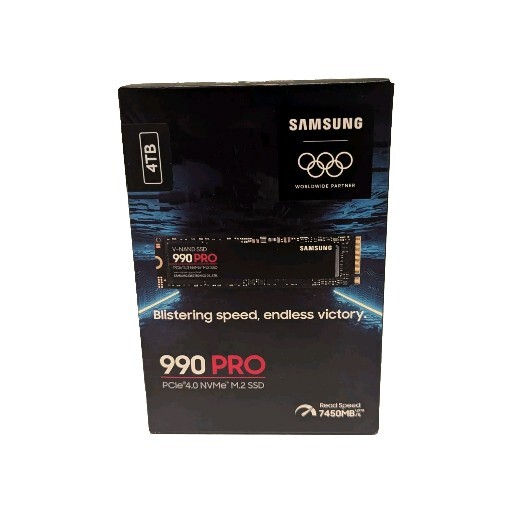 SAMSUNG 990 PRO Festplatte - 4 TB SSD M.2 - NVMe -  intern - PS5