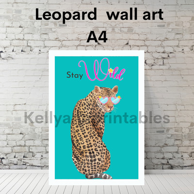 art print | Leopard | Stay Wild |