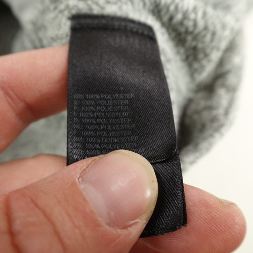North Face Jacket Womens Medium Gray Fleece Full Zip Up Hoodie Coat Outdoors ^ - Picture 6 of 12