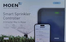 Moen 8-Zone Smart Sprinkler Controller Wi-Fi Connectible + Automatic Water Timer