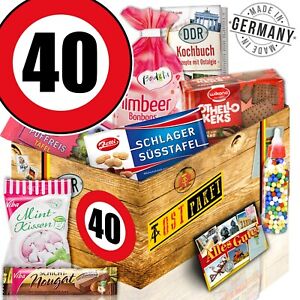 Geburtstagsgeschenke Zum 40 Sussigkeiten Box Mit Ddr Waren 3052 40 Ebay