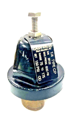 #ad CASH VALVE Pressure Regulating Valve 1 4 TYPE CP set 150 psi Quincy 146175 2 $125.00