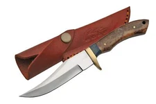 New Rite Edge Skinner Brown Bone Fixed Blade Knife DH8012