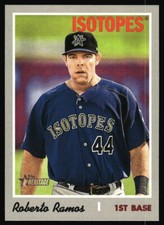 2019 Topps Heritage Minor League Roberto Ramos #164 Albuquerque Isotopes