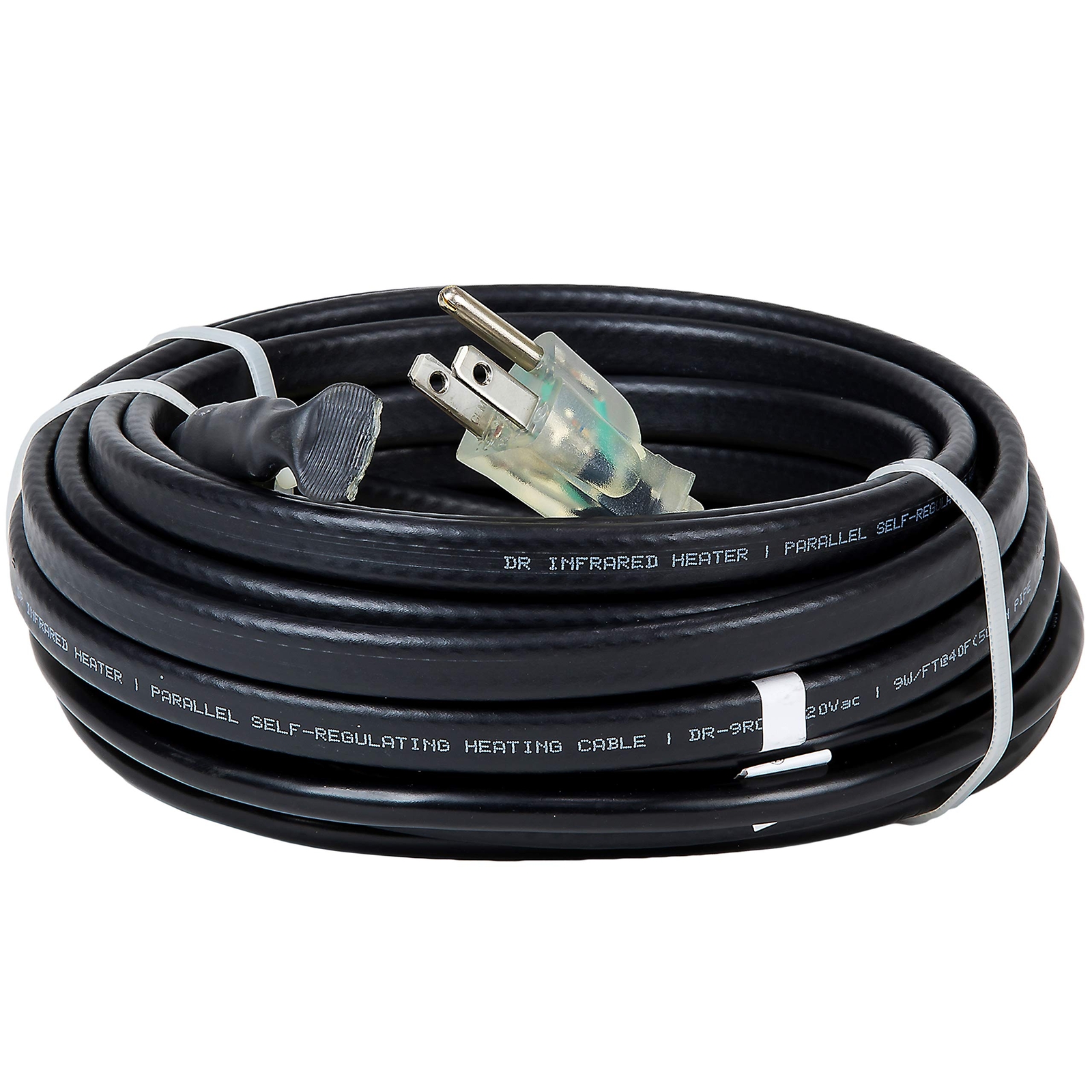 Dr Heater DR-9RC1012 Heating Cables for Pipes and roof, 12 FT, Black